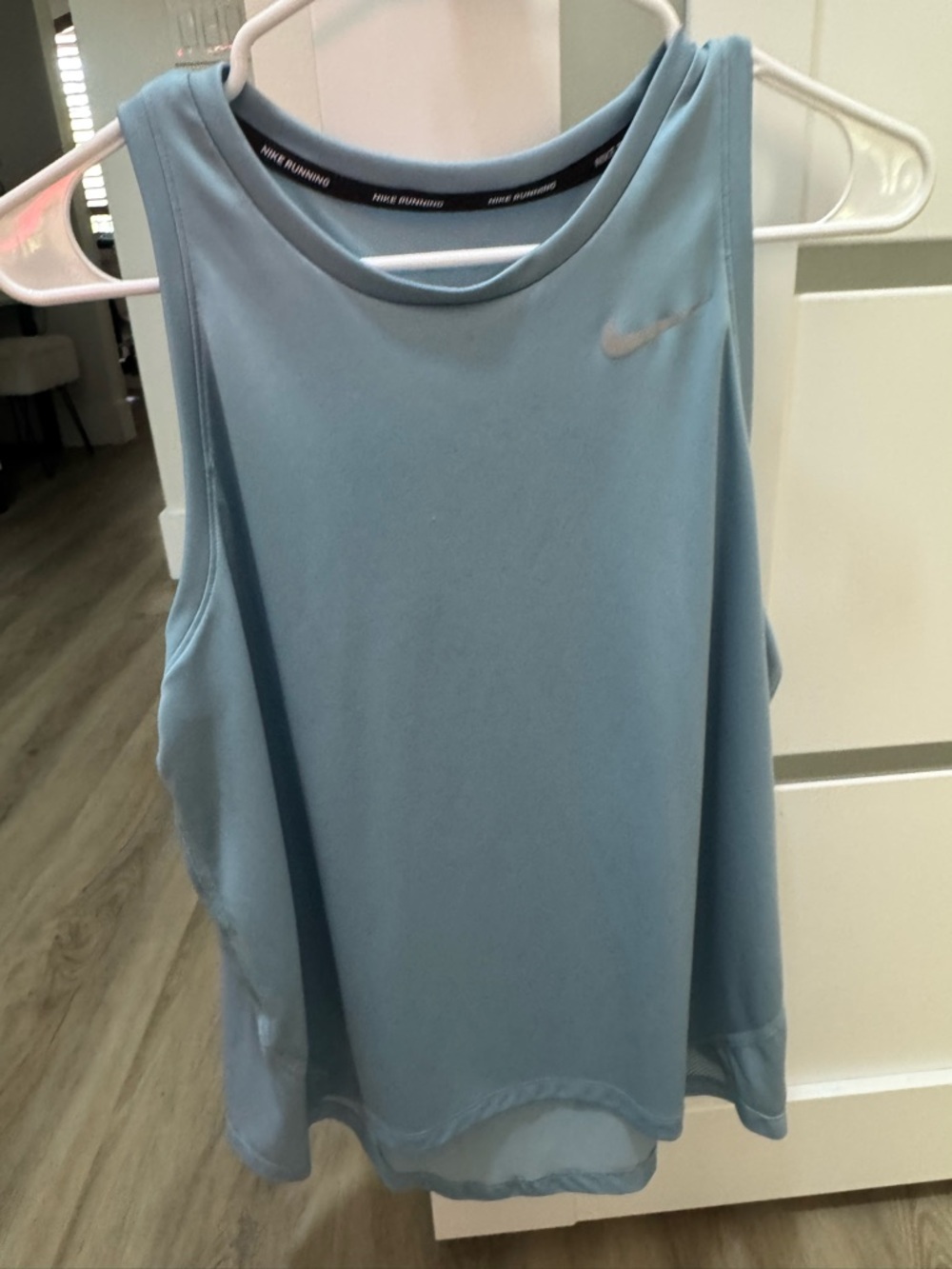 Nike Dri‑Fit Running Tank – Light Blue – Breathable Mesh